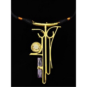 Shakil Ismail, Pendants, Stone - Golden Topaz & Zircon, Designer Jewelry, AC-SKL-160